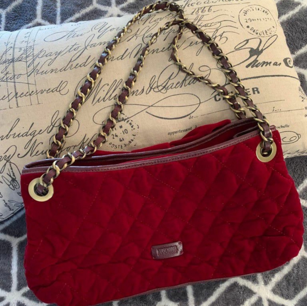 Moschino Red Handbag